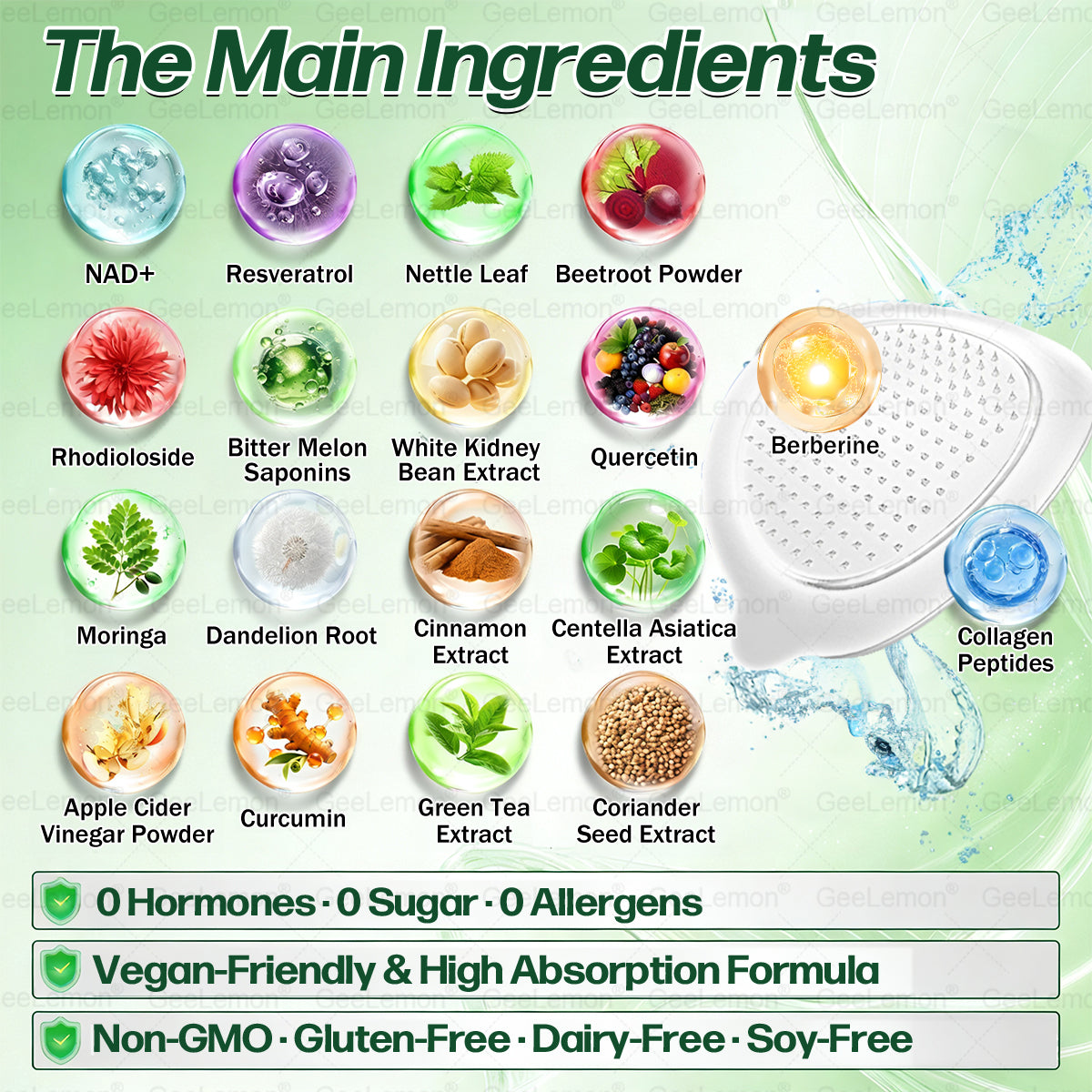 𝐆𝐞𝐞𝐋𝐞𝐦𝐨𝐧® 𝐌𝐨𝐫𝐢𝗻𝗴𝗮 · 𝐁𝐞𝐫𝐛𝗲𝗿𝗶𝗻𝗲 × 𝗡𝗔𝗗+ 𝟏𝟎 𝐢𝐧 𝟏 𝐀𝐝𝐯𝐚𝐧𝐜𝐞𝐝 𝗡𝗮𝗻𝗼 𝗠𝗶𝗰𝗿𝗼𝗻𝐞𝐞𝐝𝐥𝐞 𝐏𝐚𝐭𝗰𝗵(Just once a day, visible changes in 7 days) For obesity, cardiovascular health, diabetes, sleep apnea, thyroid gland, intestinal health, joint problems and more